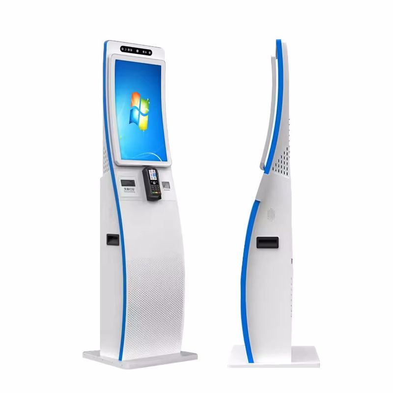 22-calowy/32-calowy samoobsługowy kiosk z ekranem dotykowym, z konfigurowalnym oprogramowaniem i obsługą wielu metod płatności dla zautomatyzowanych stacji obsługi