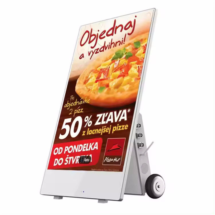 43-calowy wyświetlacz reklamowy LCD z rozdzielczością 1920x1080 i jasnością 450 cd/m2 dla wysokiej efektywności sygnałów cyfrowych