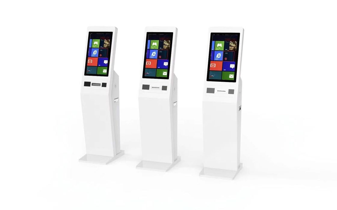 System samoobsługowy POS z wieloma opcjami płatności Skaner kodów kreskowych i światła LED Kiosk ekranu dotykowego