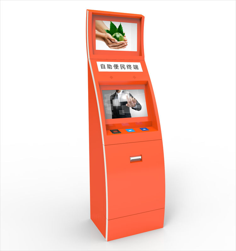 Dostosowany kiosk samoobsługowy z ekranem dotykowym z niską konserwacją i połączeniem Wi-Fi dla interaktywnej obsługi