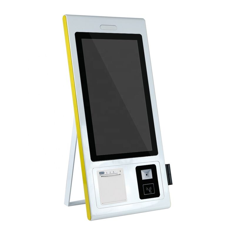 21Kiosk samodzielnego zamawiania FHD o pojemności 10 punktów z ekranem dotykowym i opcjonalną drukarką termiczną